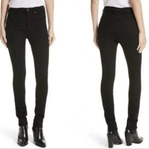 Veronica Beard Kate 10" Skinny Raven Black Jeans